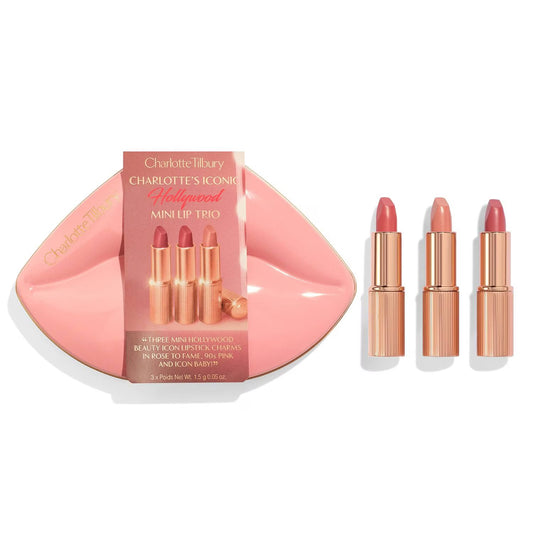 Charlotte Tilbury Hollywood Iconic Mini Lip Trio Gift Set