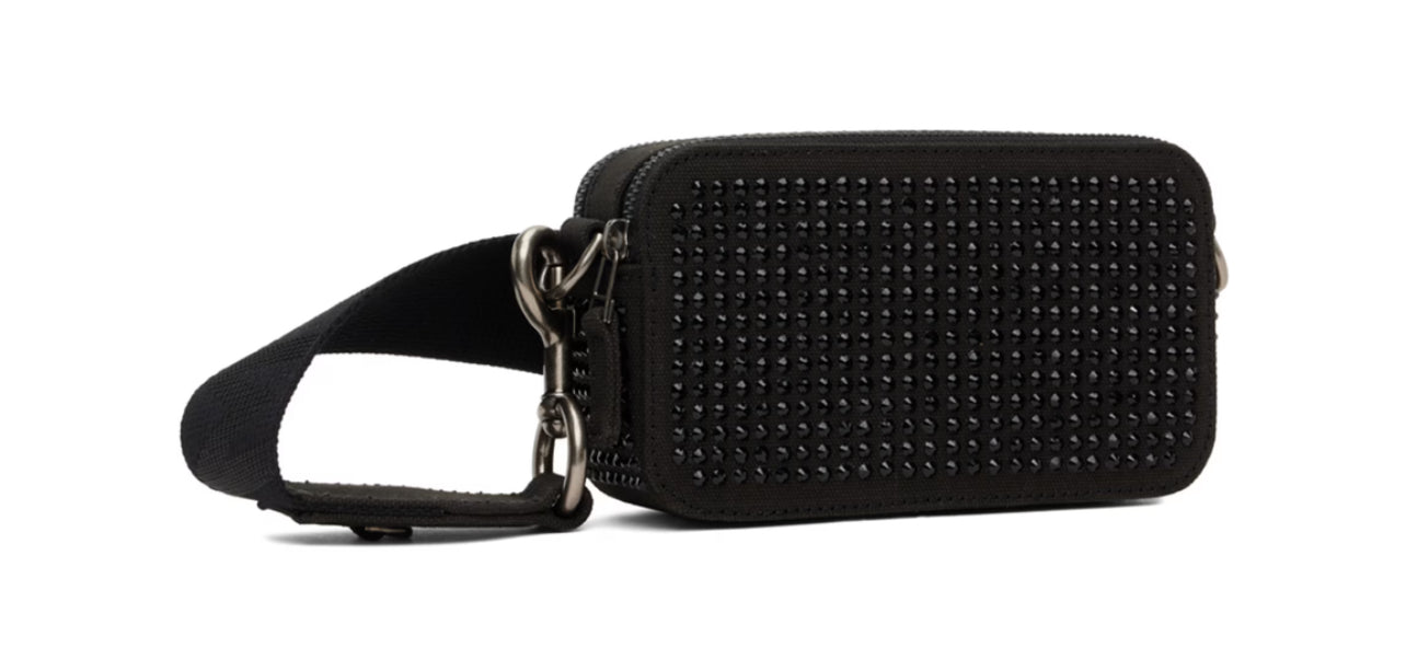 The Crystal Snapshot Bag Black