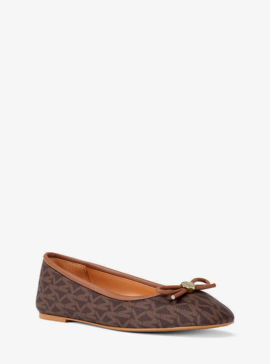 Michael Kors Savannah Signature Logo Ballet Flat