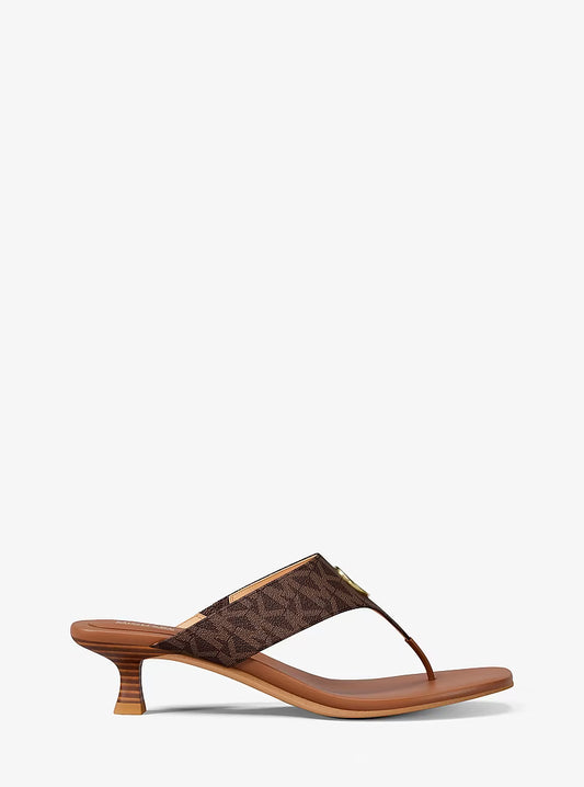 Michael Kors Anneka Signature Logo Thong Sandal