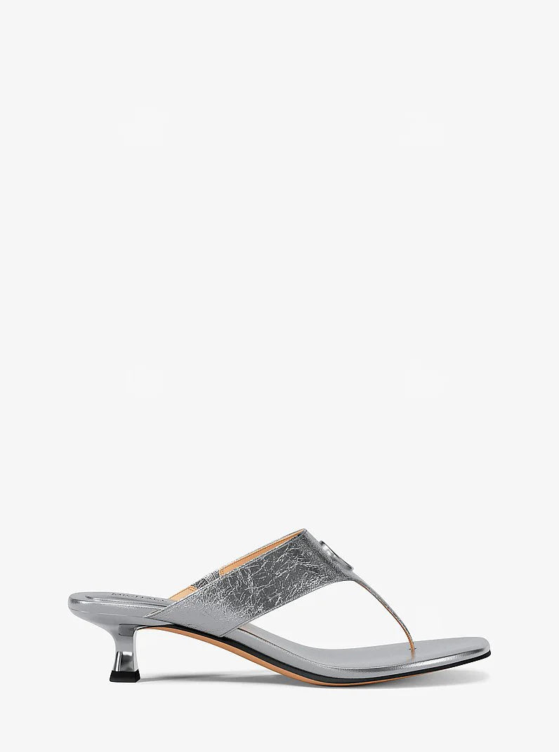 Michael Kors Anneka Metallic Thong Sandal