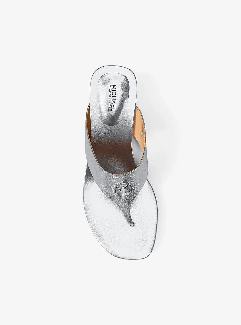 Michael Kors Anneka Metallic Thong Sandal