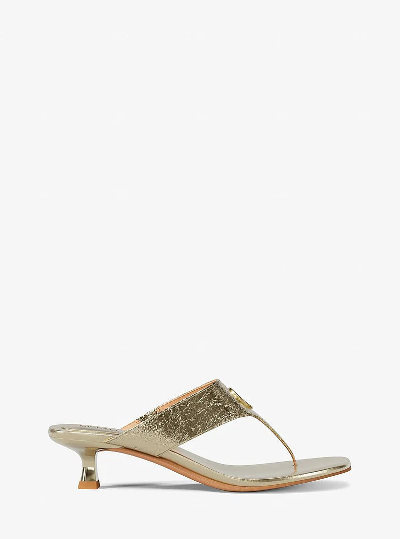 Michael Kors Anneka Metallic Thong Sandal