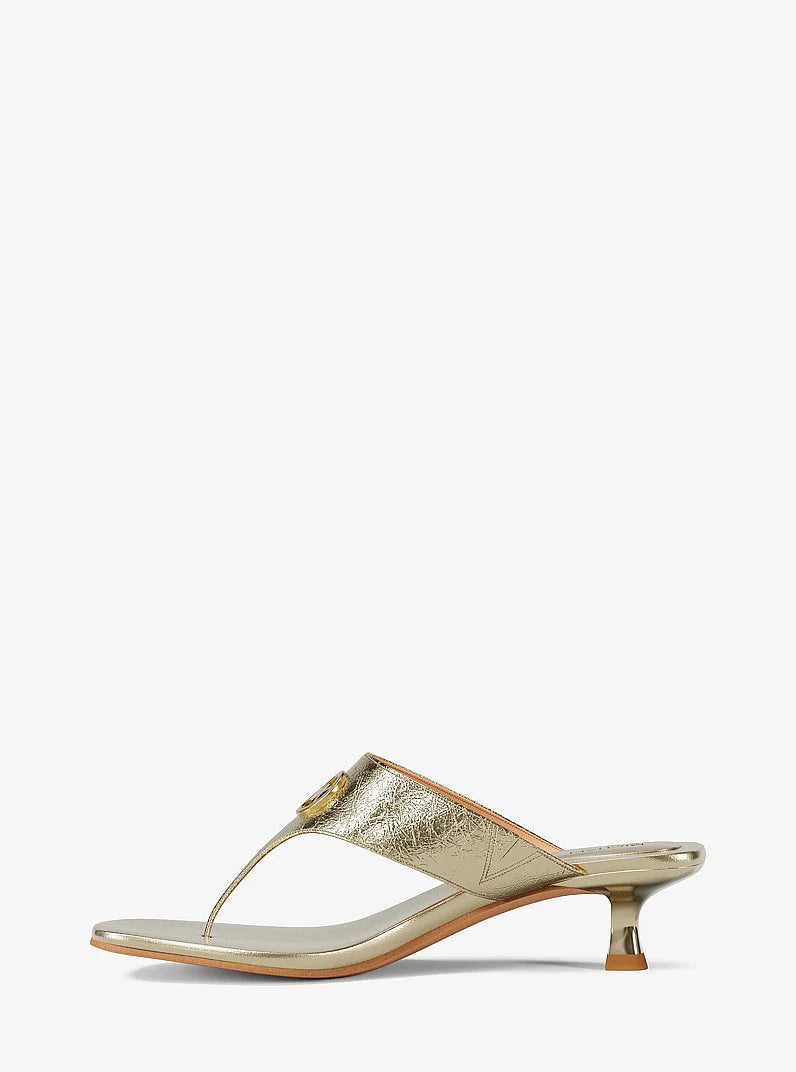Michael Kors Anneka Metallic Thong Sandal