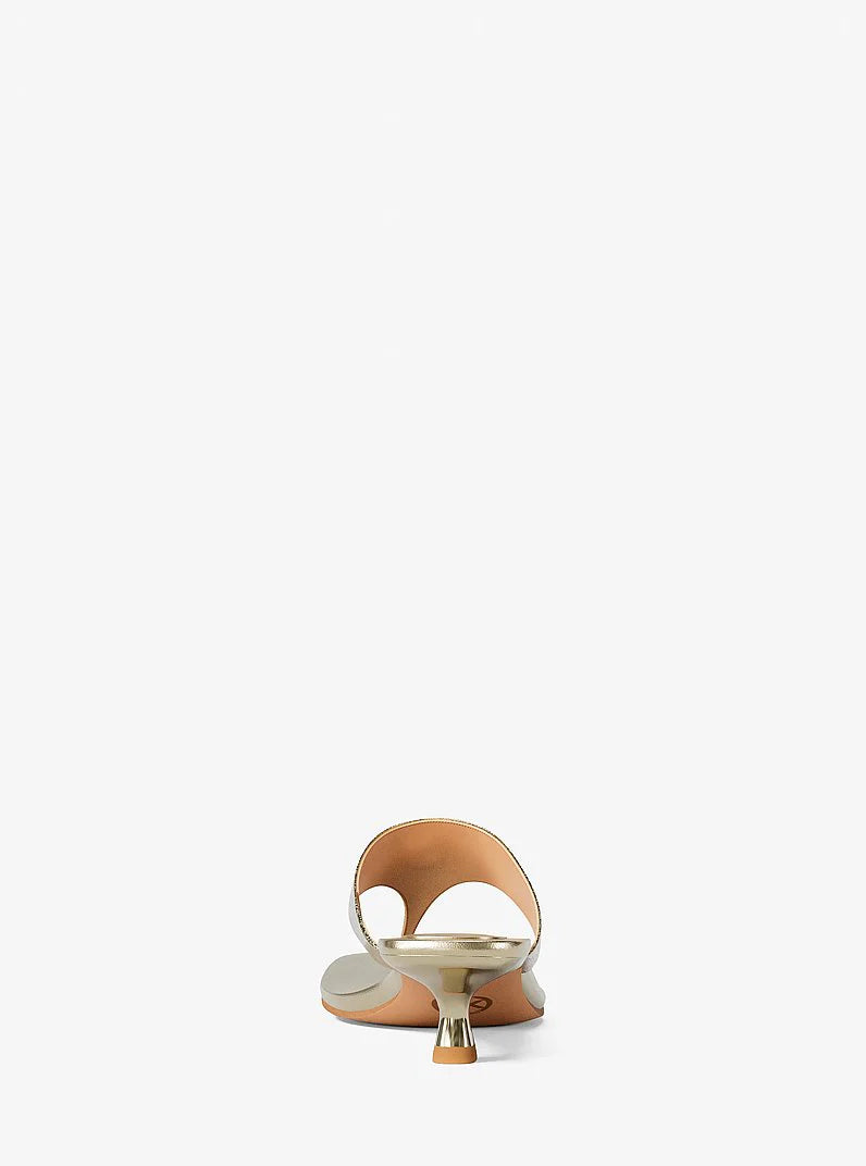 Michael Kors Anneka Metallic Thong Sandal