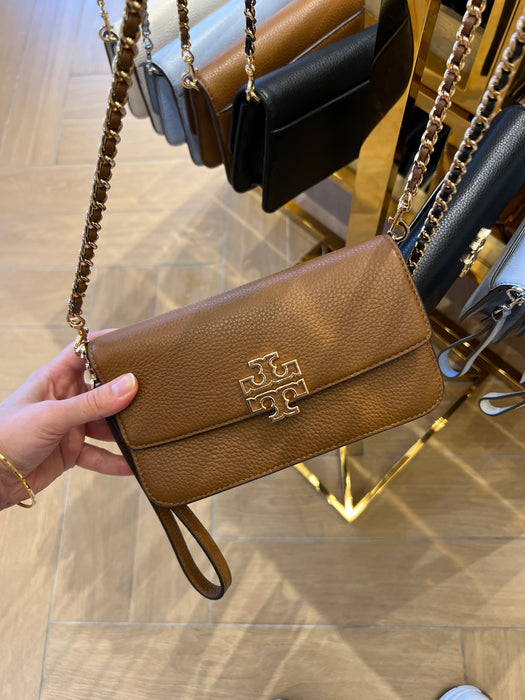 Tory Burch Britten Wristlet Chain Wallet Crossbody