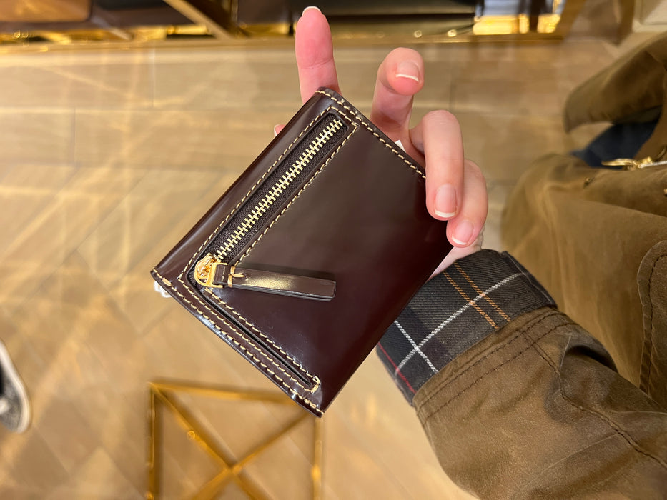 Britten Dark Mahogany Small Wallet