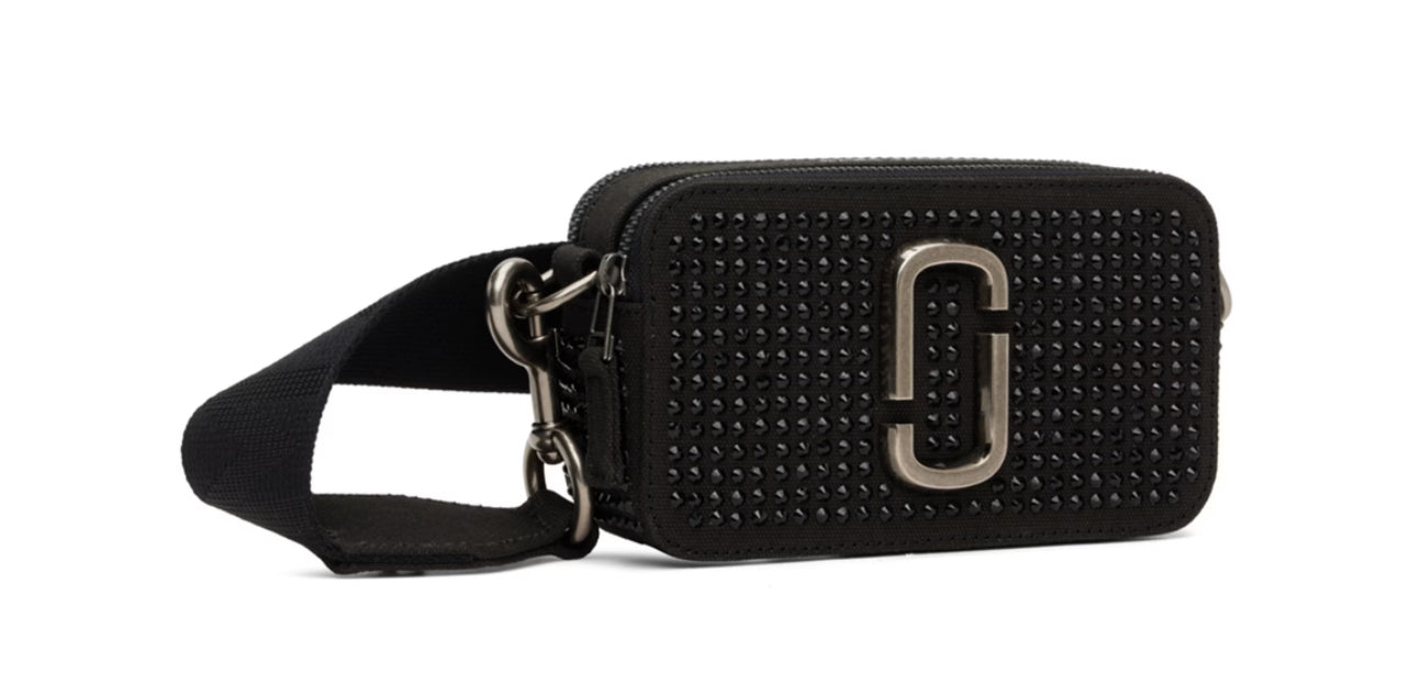 The Crystal Snapshot Bag Black