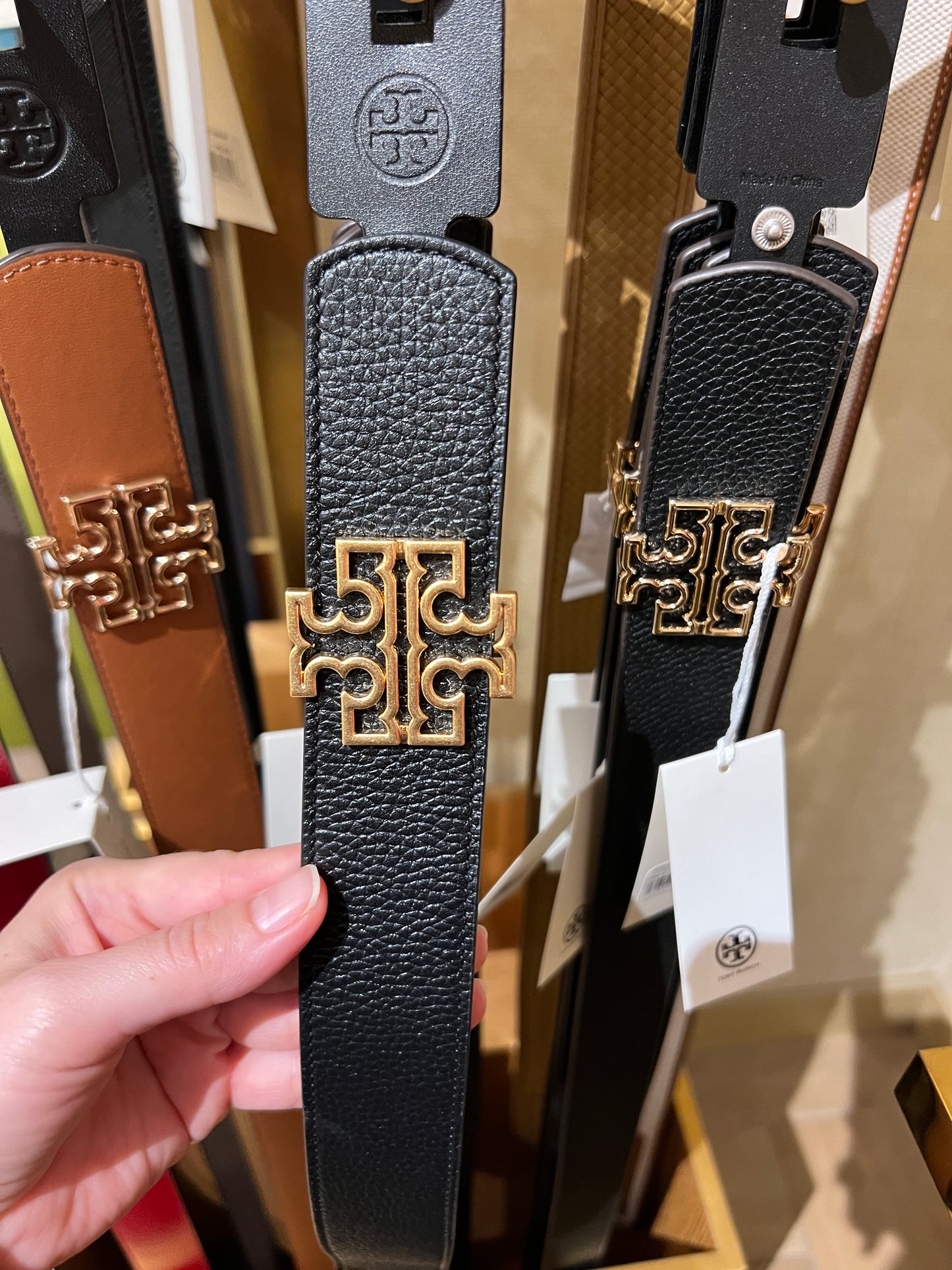 Tory Burch Britten Reversible Belt