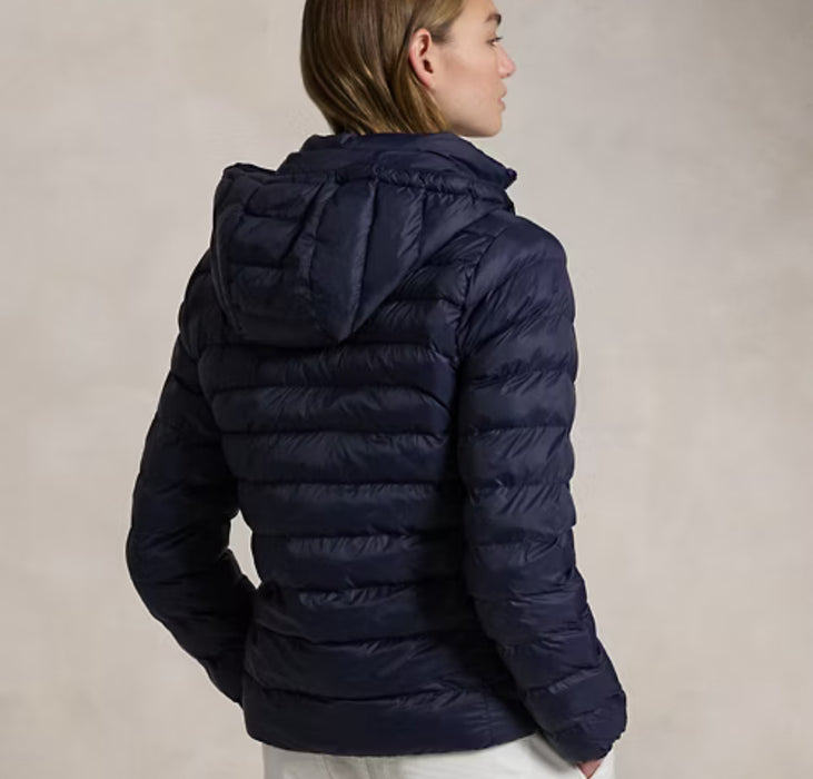 Polo Ralph Lauren Water-Resistant Packable Hooded Jacket Navy