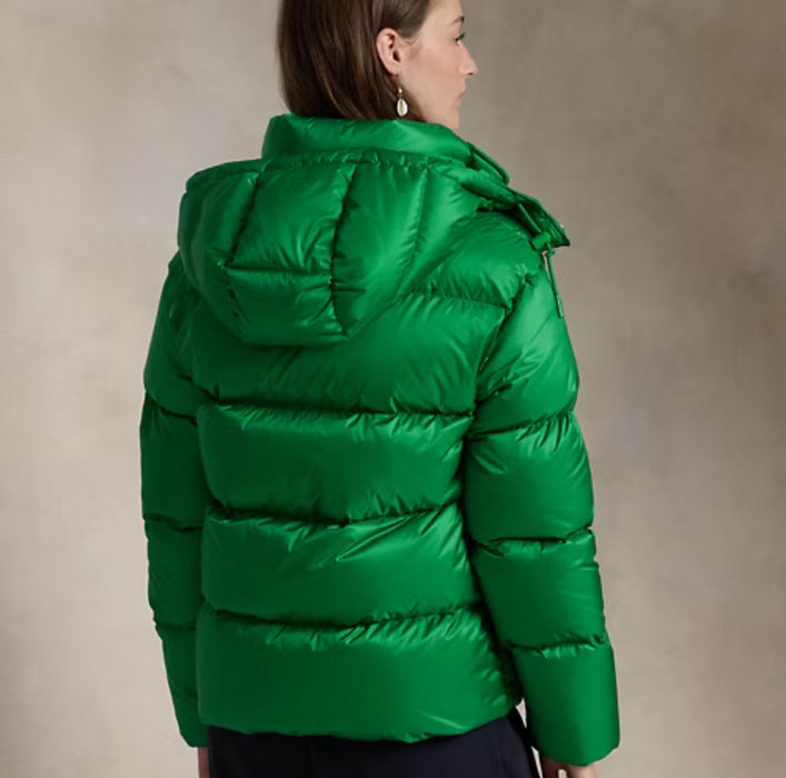 Polo Ralph Lauren Water-Repellent Quilted Down Jacket Green