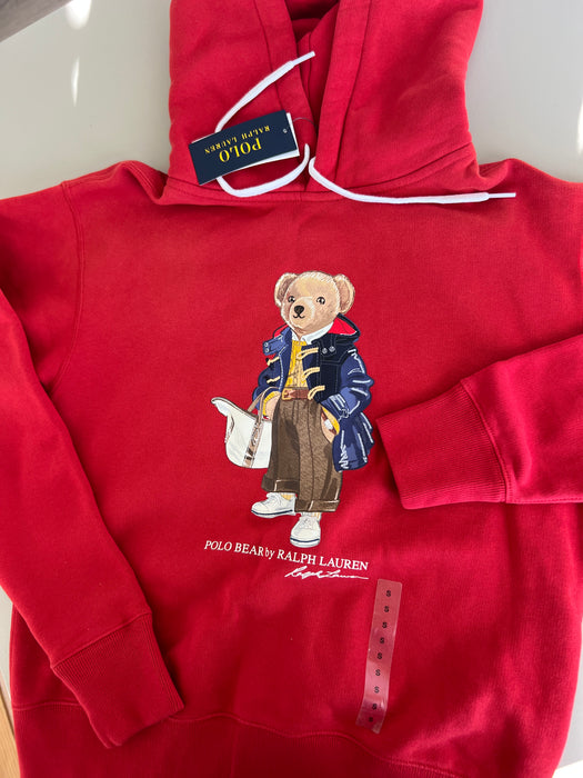 Ralph Lauren Polo Bear Hoodie in Red