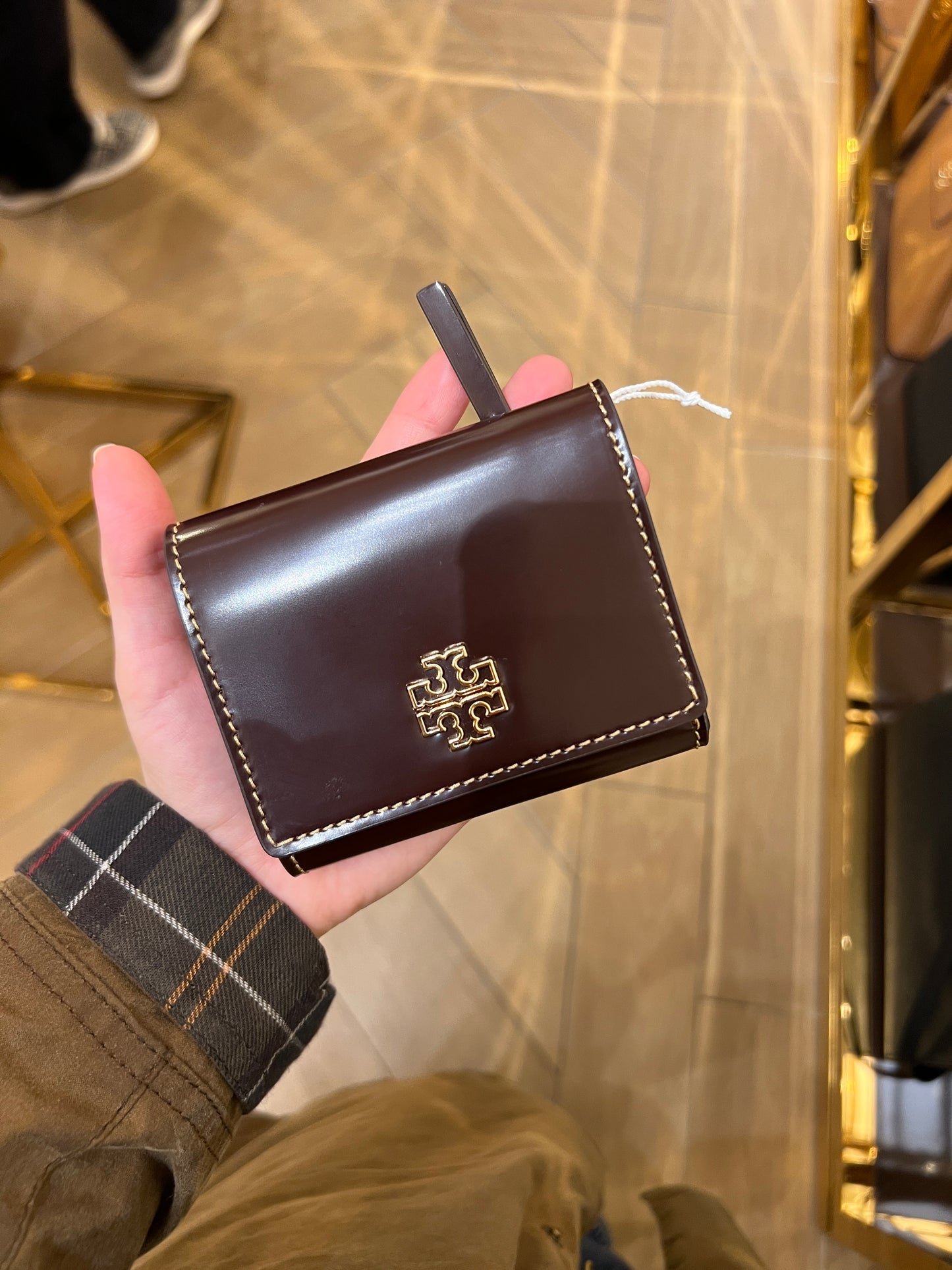 Britten Dark Mahogany Small Wallet