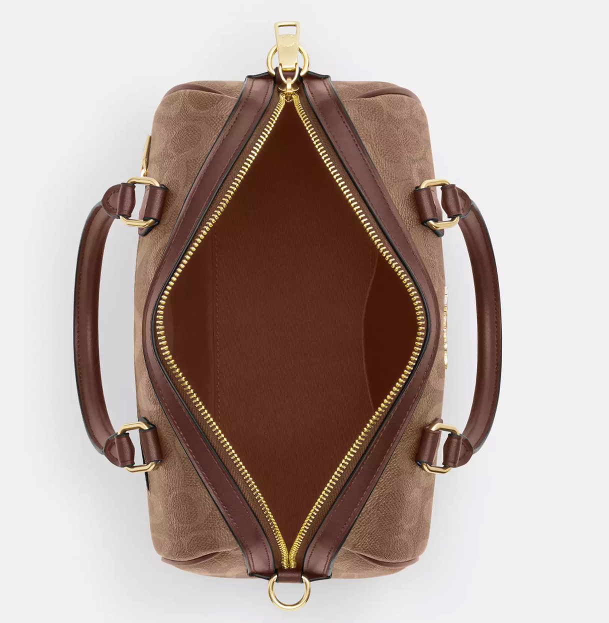 Coach Rowan Satchel Bag In Signature Canvas