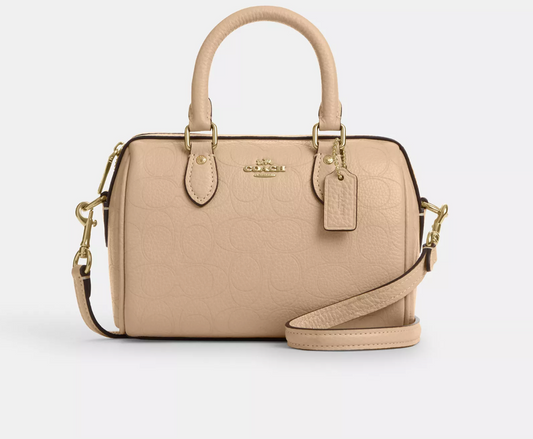 Coach Mini Rowan Crossbody Bag In Signature Leather