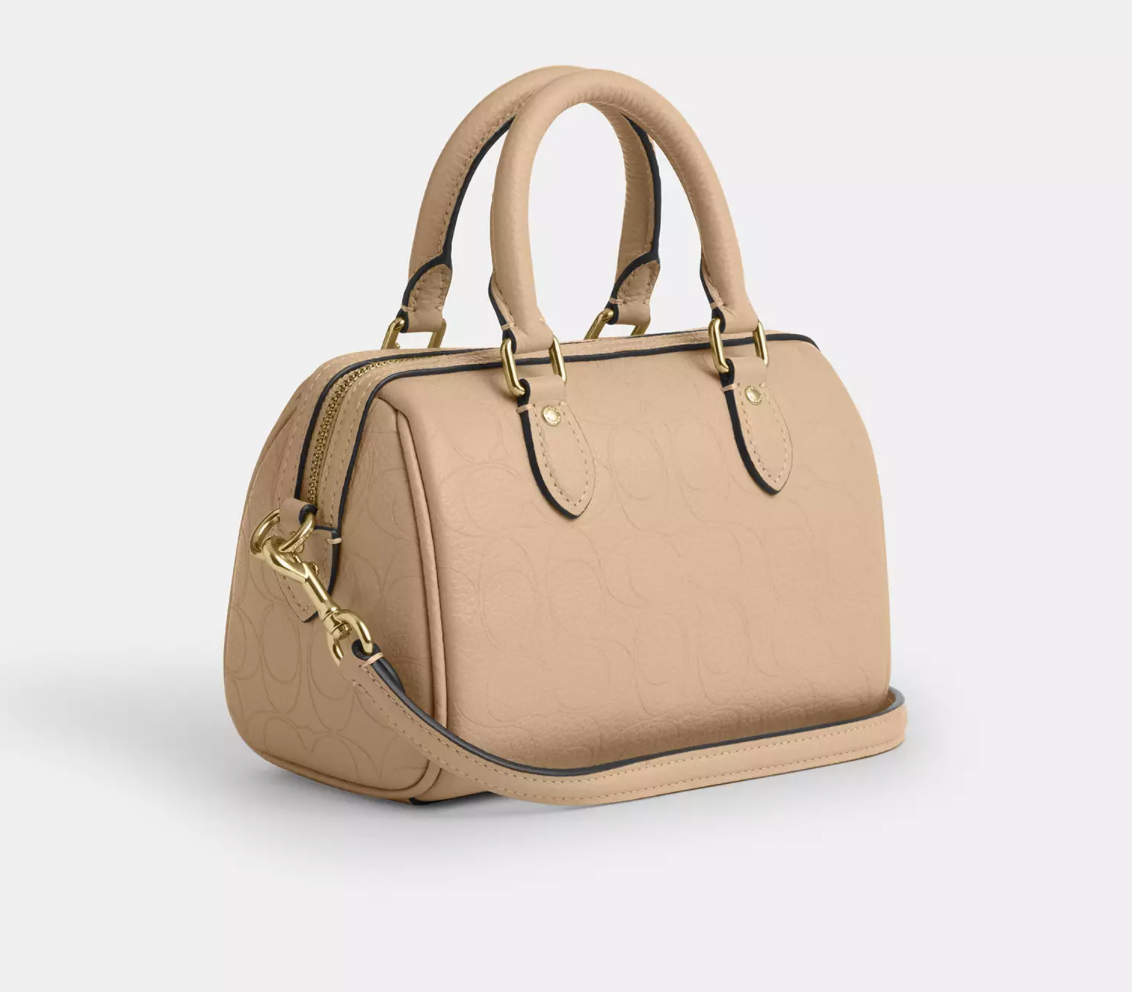 Coach Mini Rowan Crossbody Bag In Signature Leather