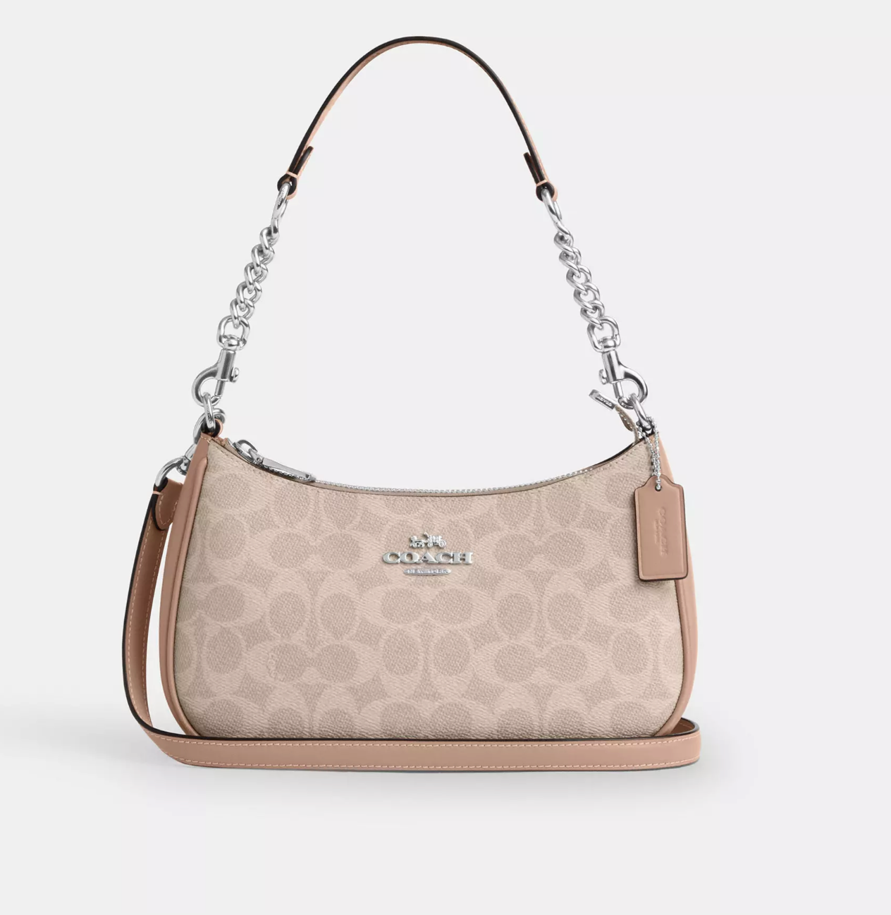 Coach Teri Shoulder Bag In Signature Canvas