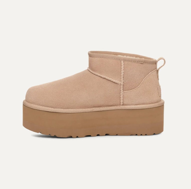 Women's Classic Ultra Mini Platform-Sand
