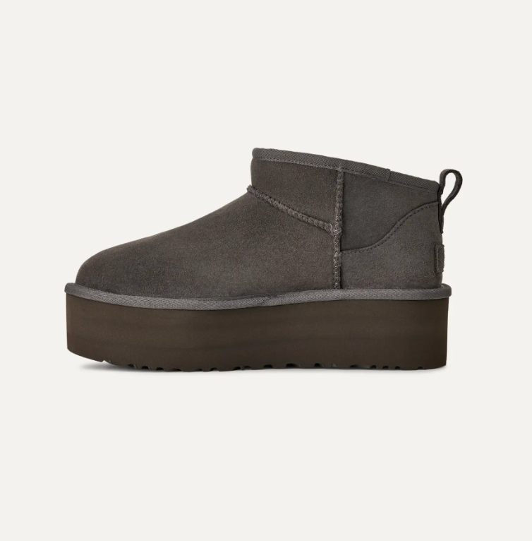 Women's Classic Ultra Mini Platform-Charcoal