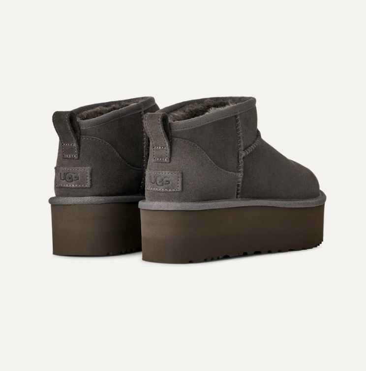 Women's Classic Ultra Mini Platform-Charcoal