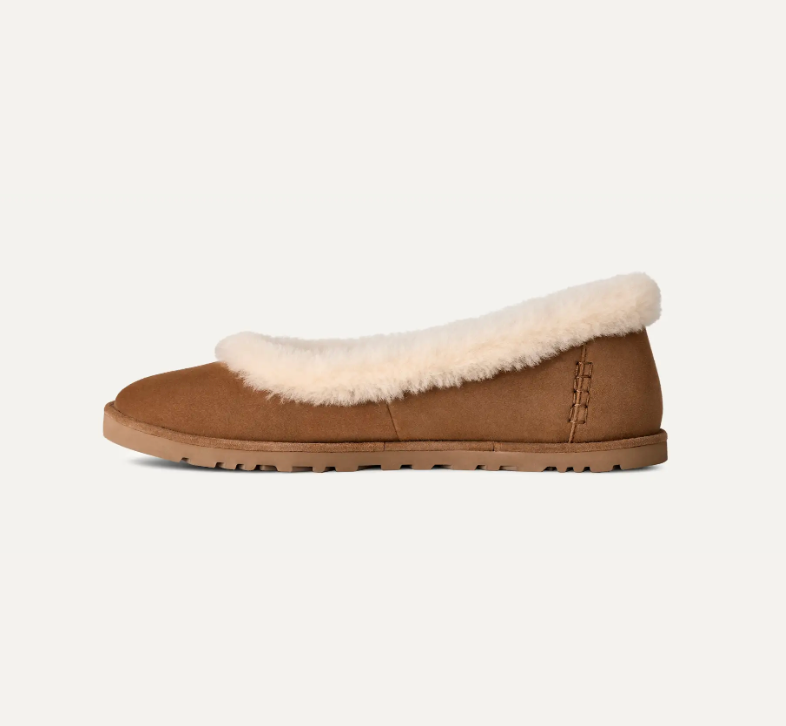 Women's Zora Ballet Flat-Chestnut