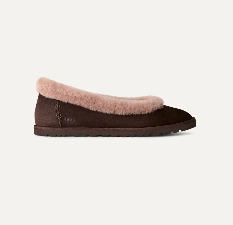 Women's Zora Ballet Flat-Dusted Cocoa