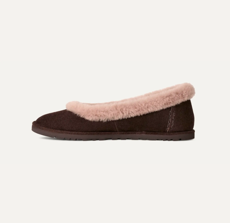 Women's Zora Ballet Flat-Dusted Cocoa