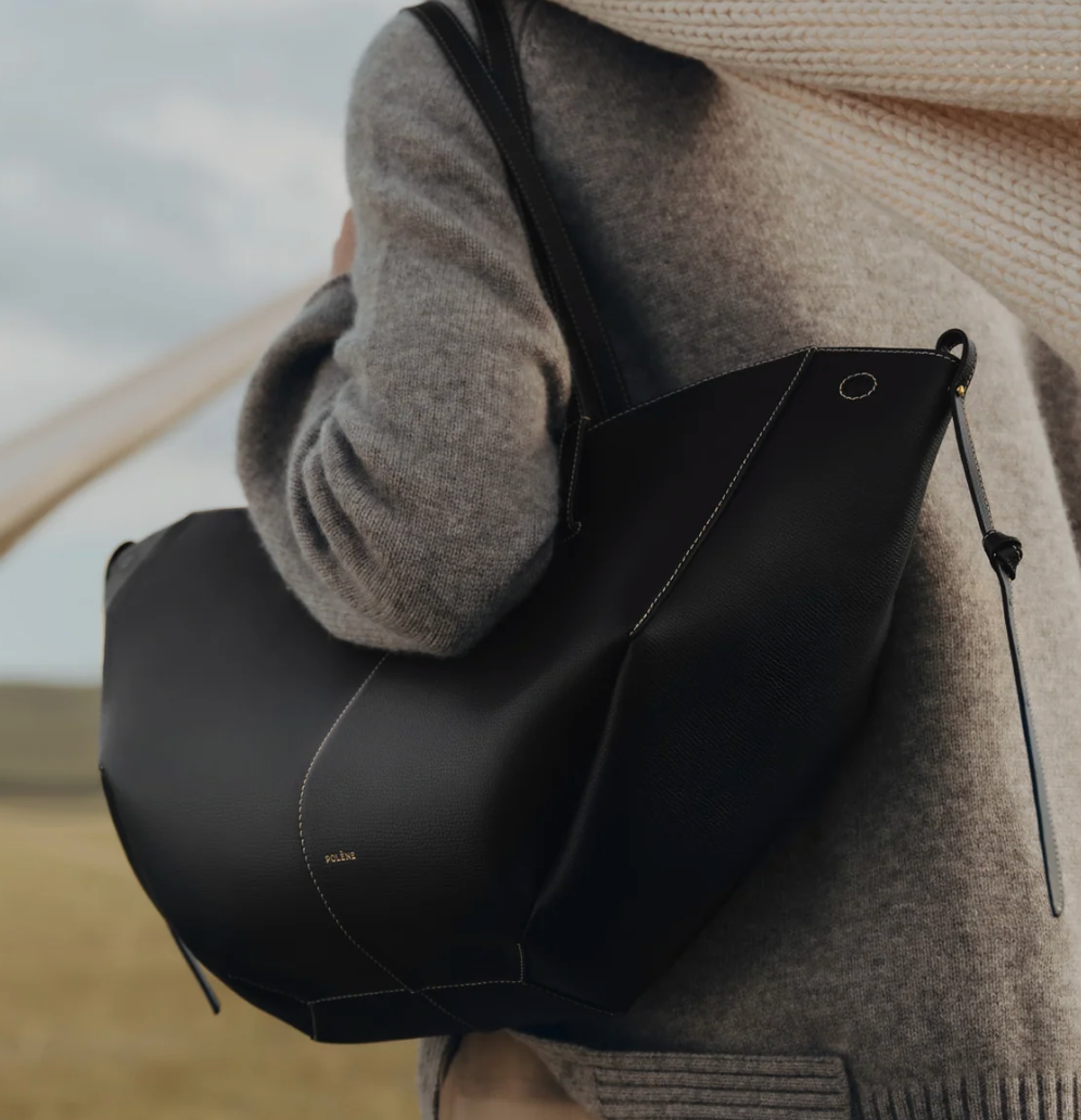 Cyme-EDITION TEXTURED BLACK WITH ECRU STITCHING
