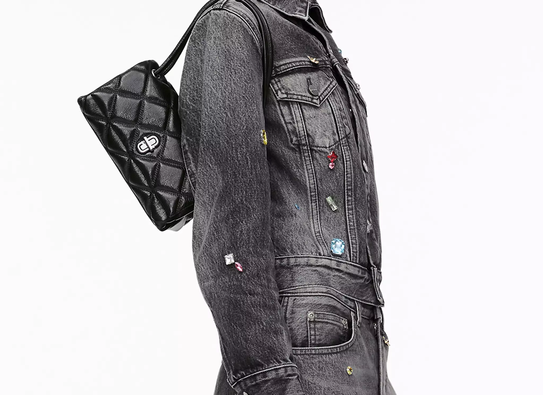 Marc Jacobs The Quilted Mini Dual Shoulder Bag-Black
