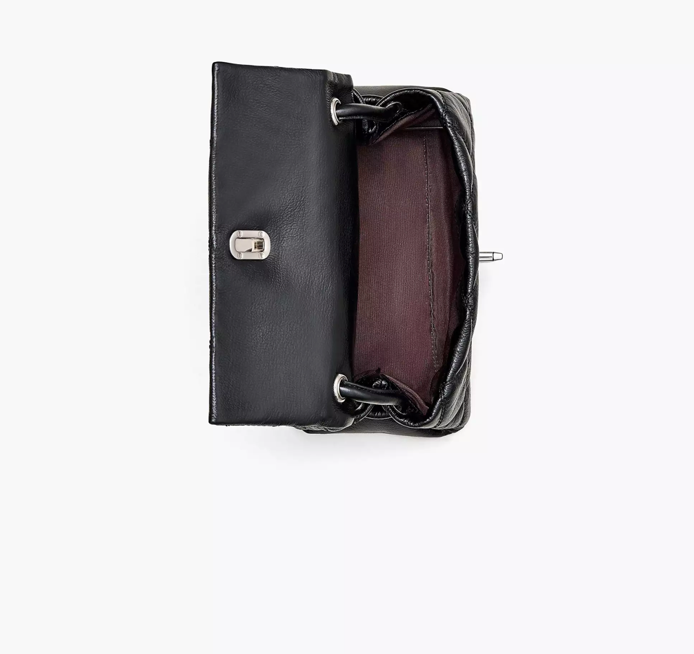 Marc Jacobs The Quilted Mini Dual Shoulder Bag-Black