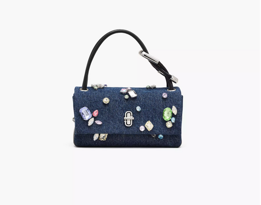 Marc Jacobs The Gem Denim Mini Dual Bag