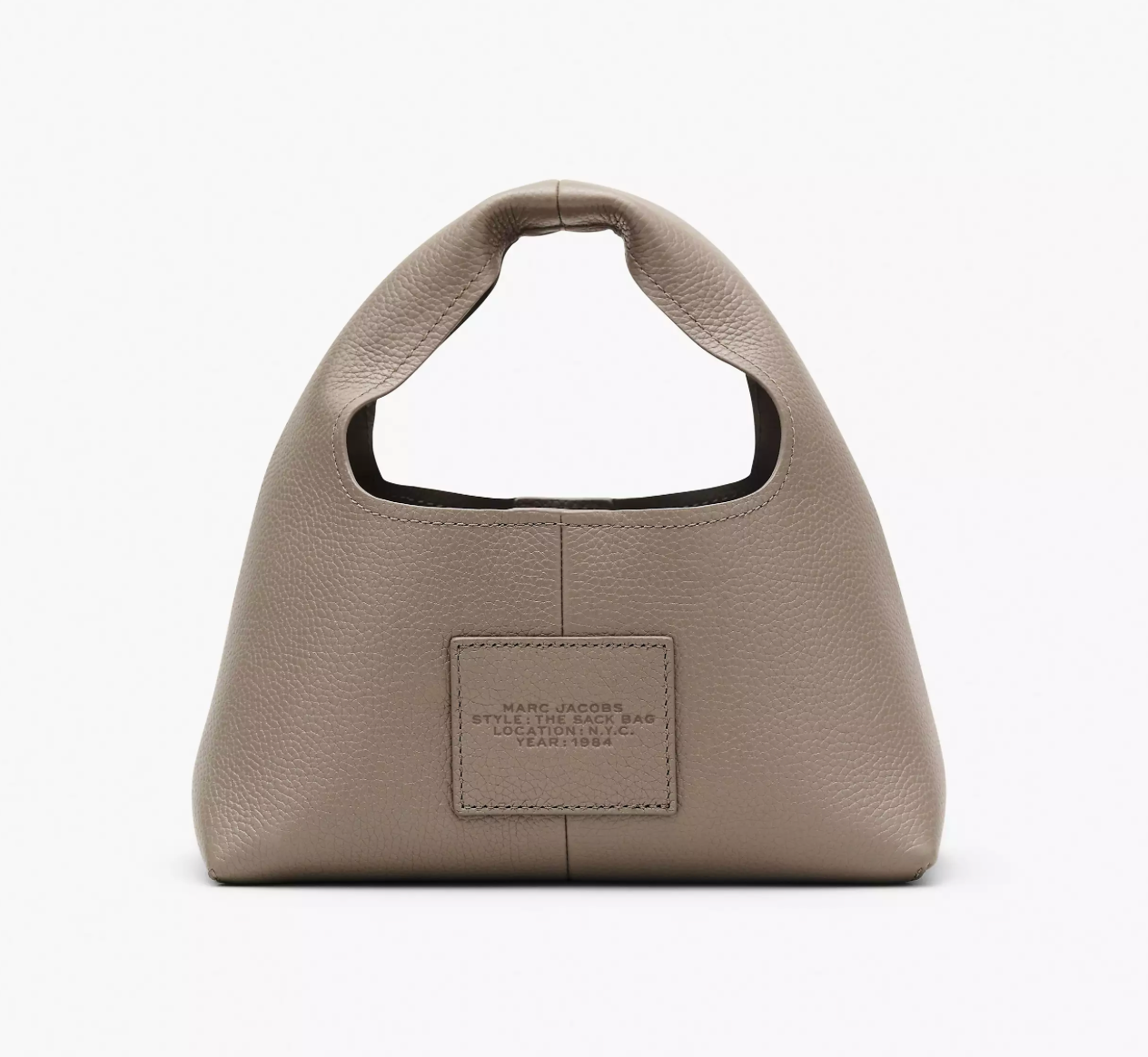 Marc Jacobs The Mini Sack Bag-Cement