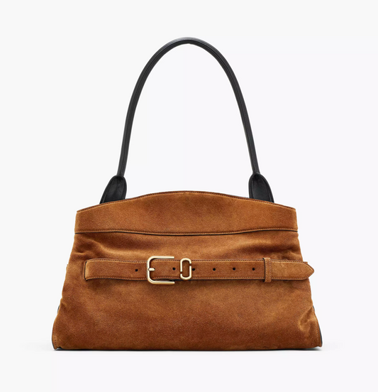 Marc Jacobs The Suede Dakota Satchel Bag-Copper