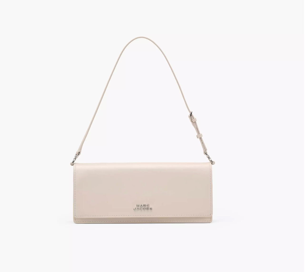 Marc Jacobs The Glam Mirror Shoulder Bag-Cotton White