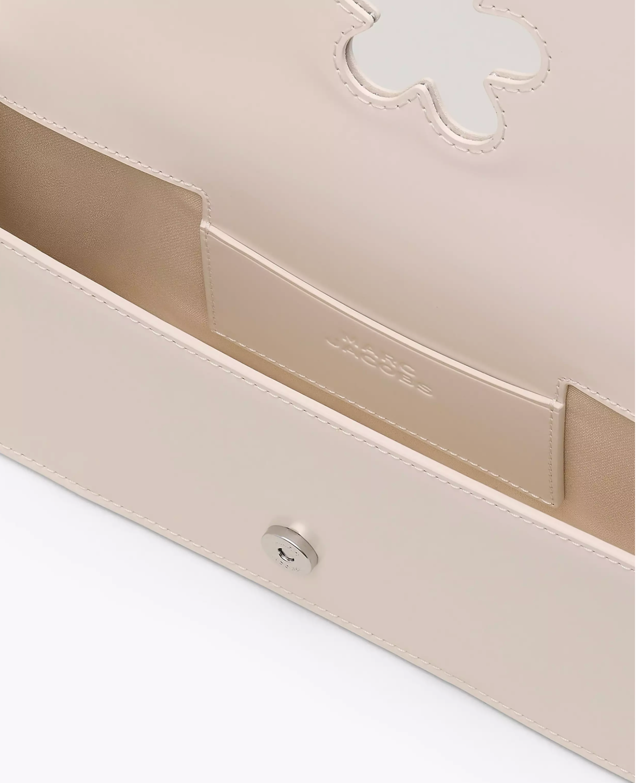 Marc Jacobs The Glam Mirror Shoulder Bag-Cotton White