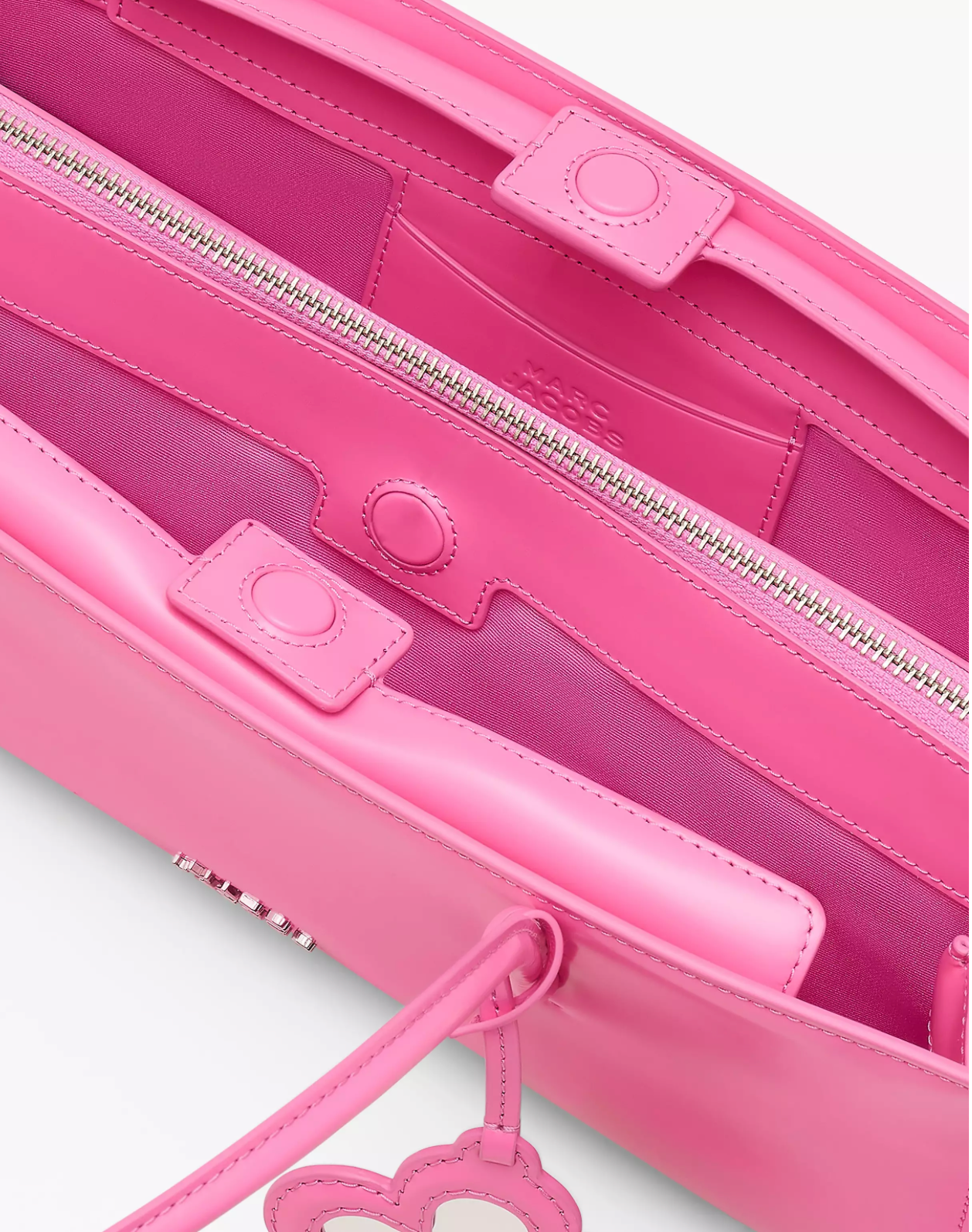 Marc Jacobs The Glam Mirror Satchel Bag-Bow Pink