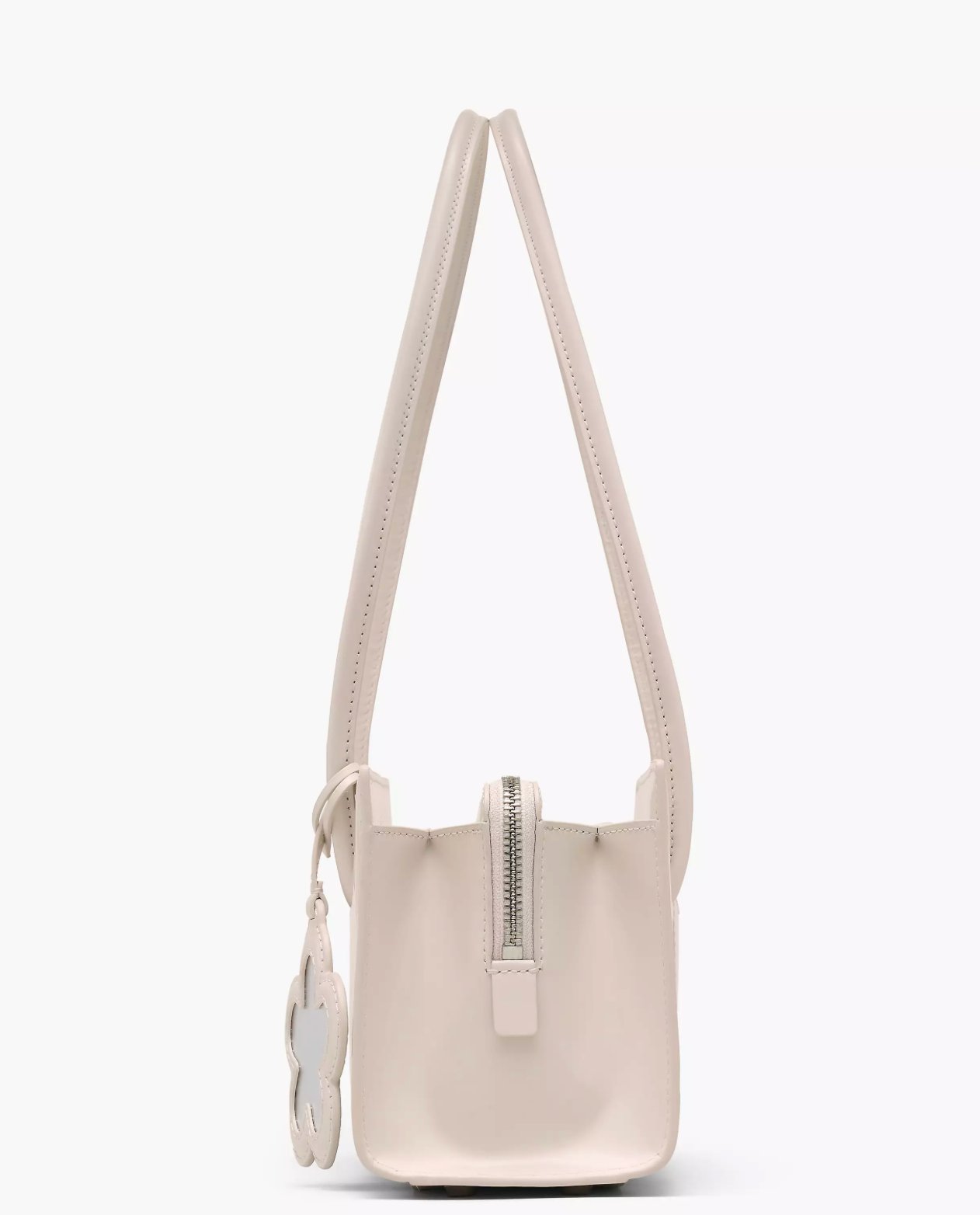 Marc Jacobs The Glam Mirror Satchel Bag-Cotton White