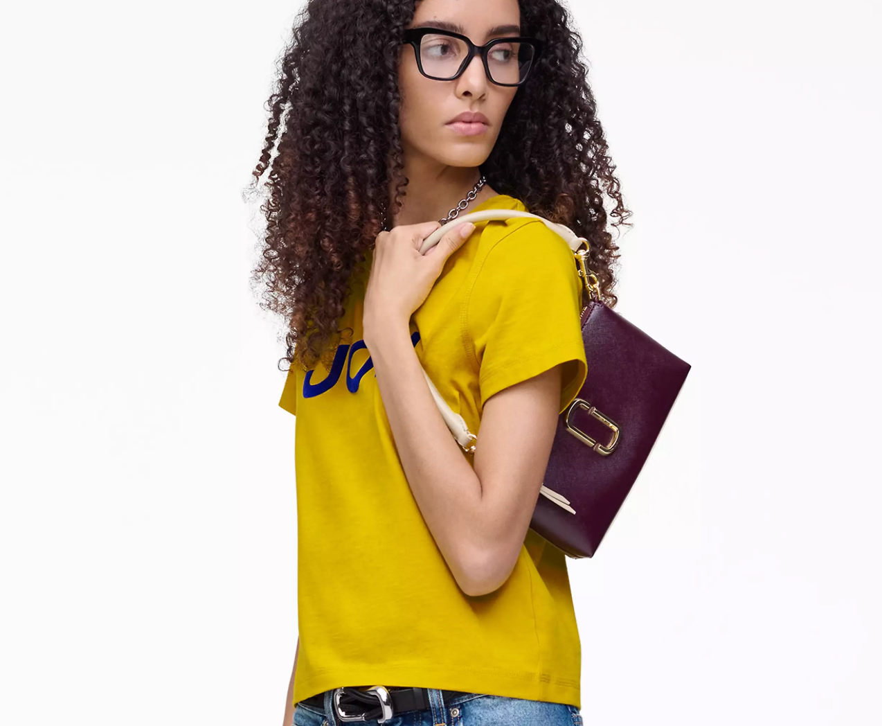 Marc Jacobs The Snapshot Convertible Shoulder Bag-Dark Plum Multi