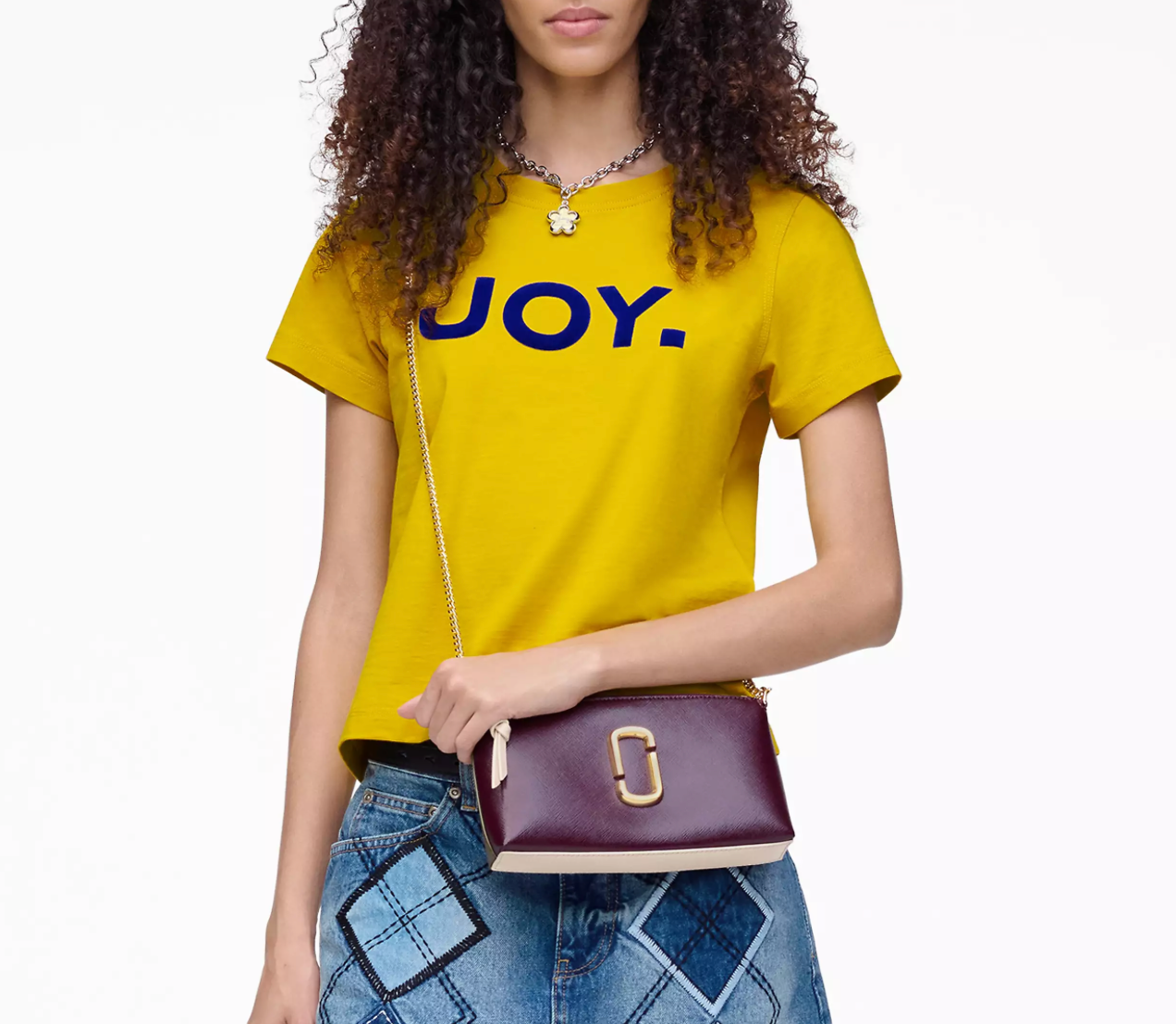 Marc Jacobs The Snapshot Convertible Shoulder Bag-Dark Plum Multi