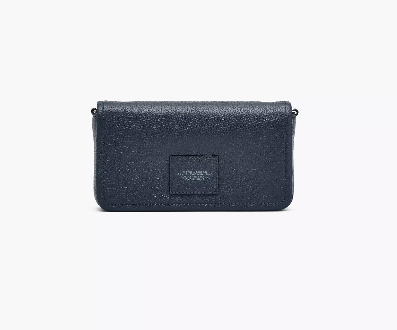 Marc Jacobs Leather Mini Bag Blue Sea