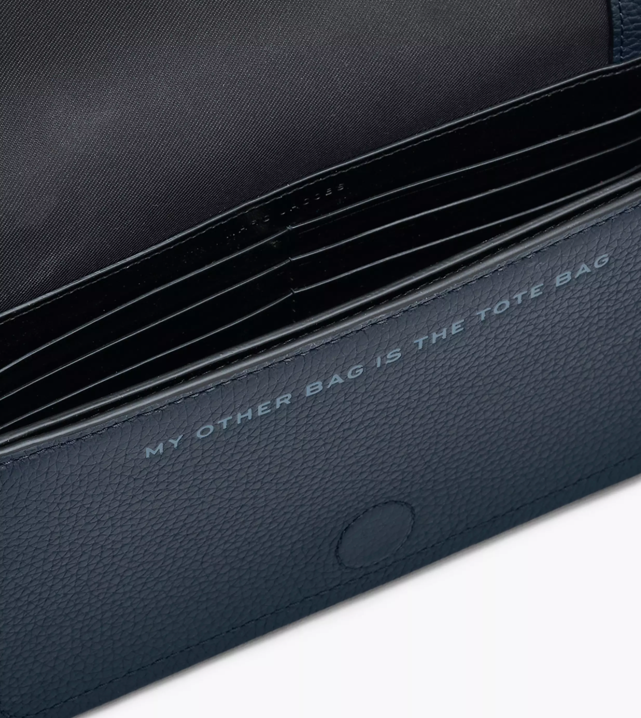 Marc Jacobs Leather Mini Bag Blue Sea