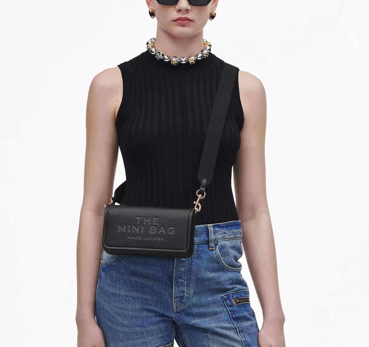 Marc Jacobs Leather Mini Bag Black