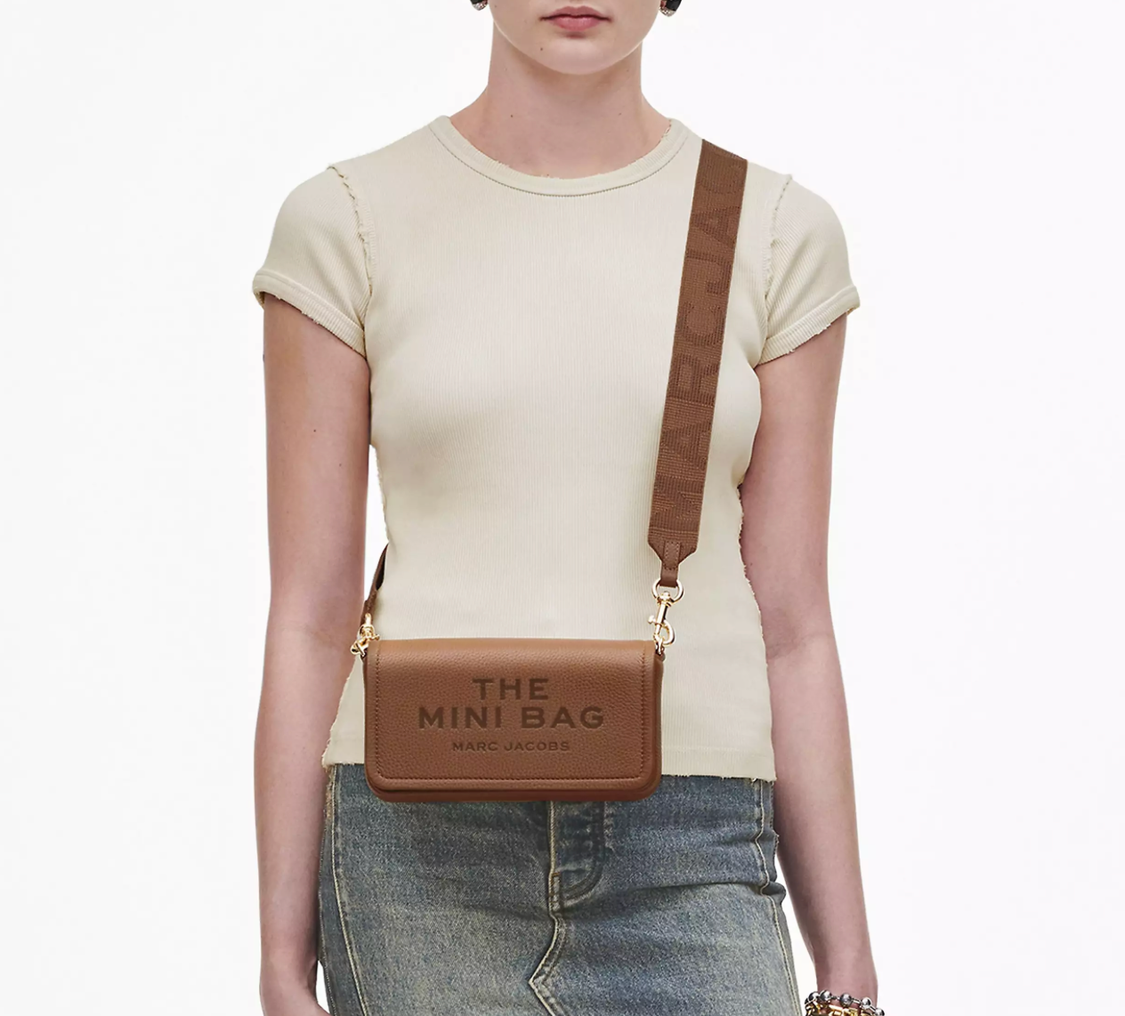 Marc Jacobs Leather Mini Bag Argan Oil