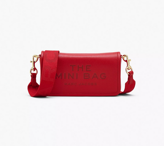 Marc Jacobs Leather Mini Bag True Red