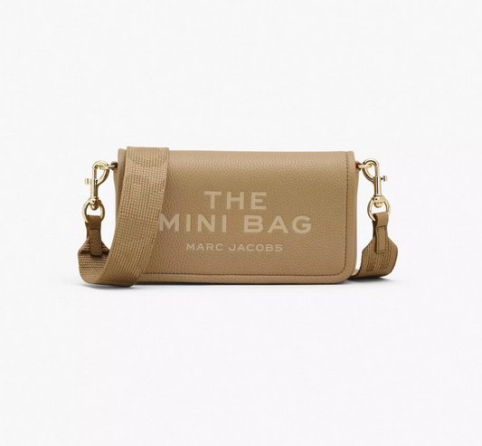 Marc Jacobs Leather Mini Bag-Camel