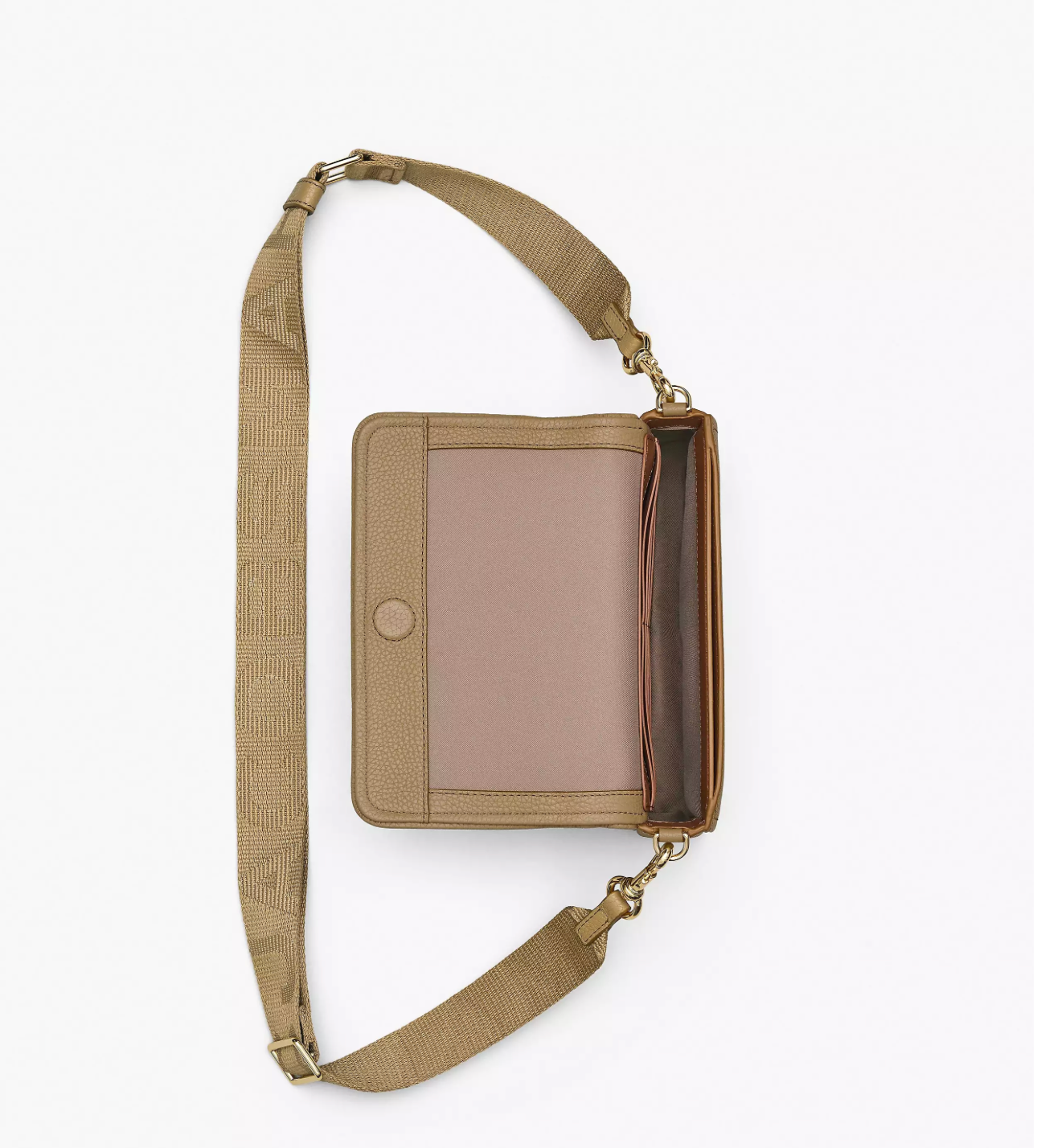 Marc Jacobs Leather Mini Bag-Camel