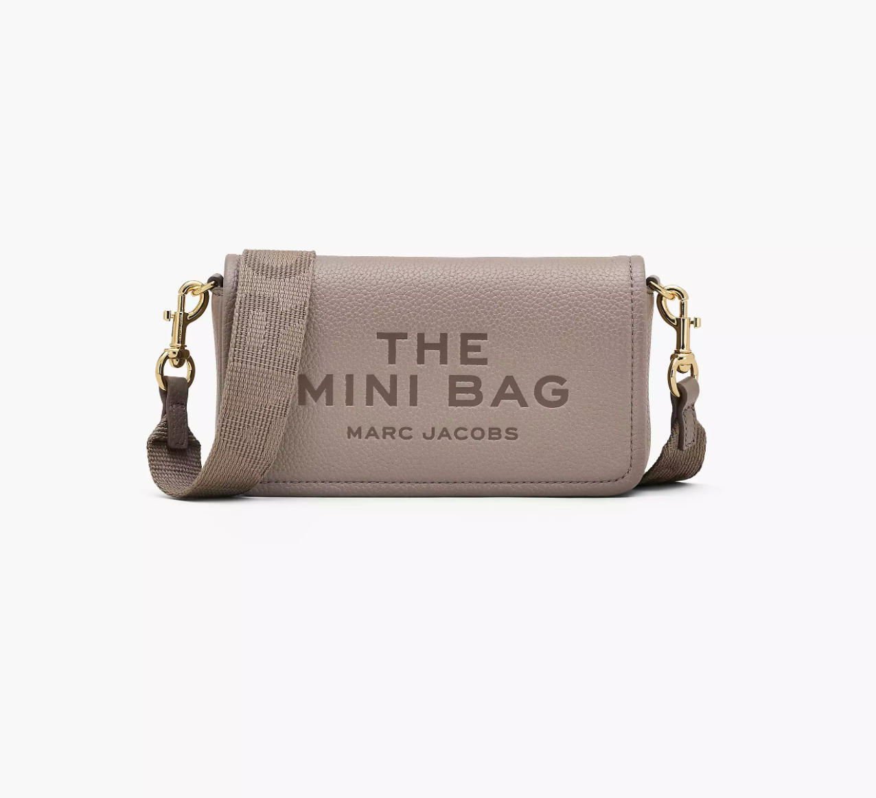 Marc Jacobs Leather Mini Bag-Cement