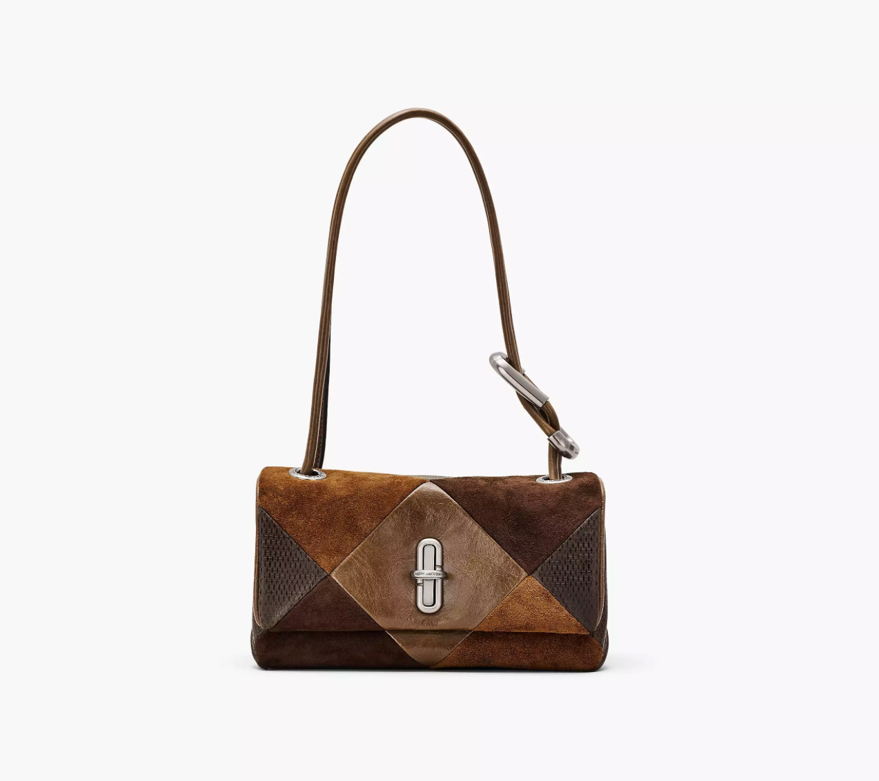 Marc Jacobs The Suede Patchwork Mini Dual Shoulder Bag