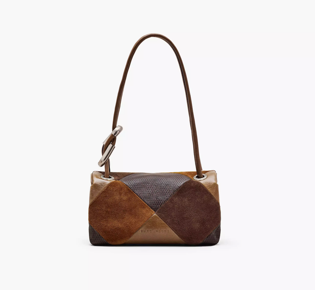 Marc Jacobs The Suede Patchwork Mini Dual Shoulder Bag