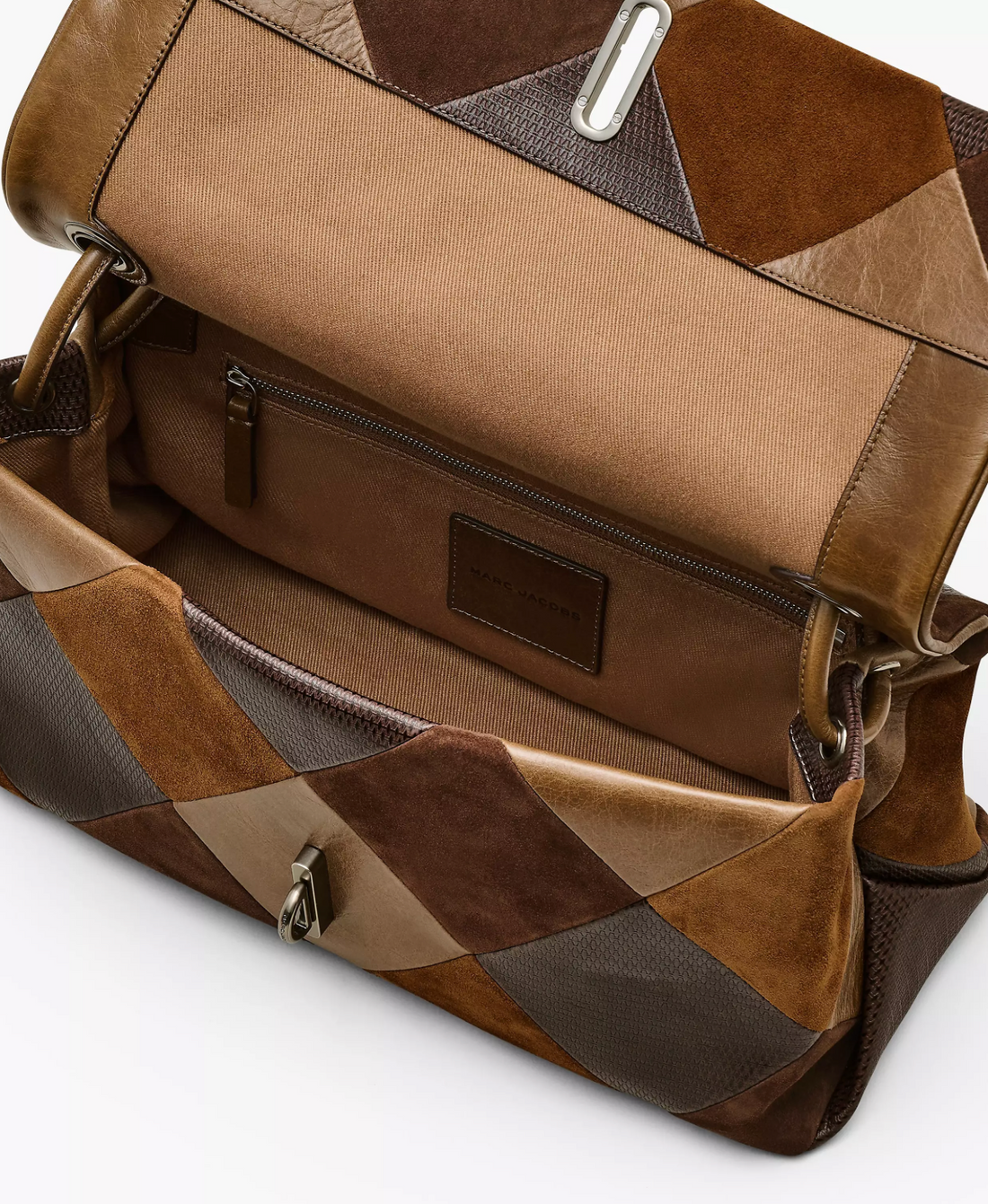 Marc Jacobs The Suede Patchwork Large Dual Bag
